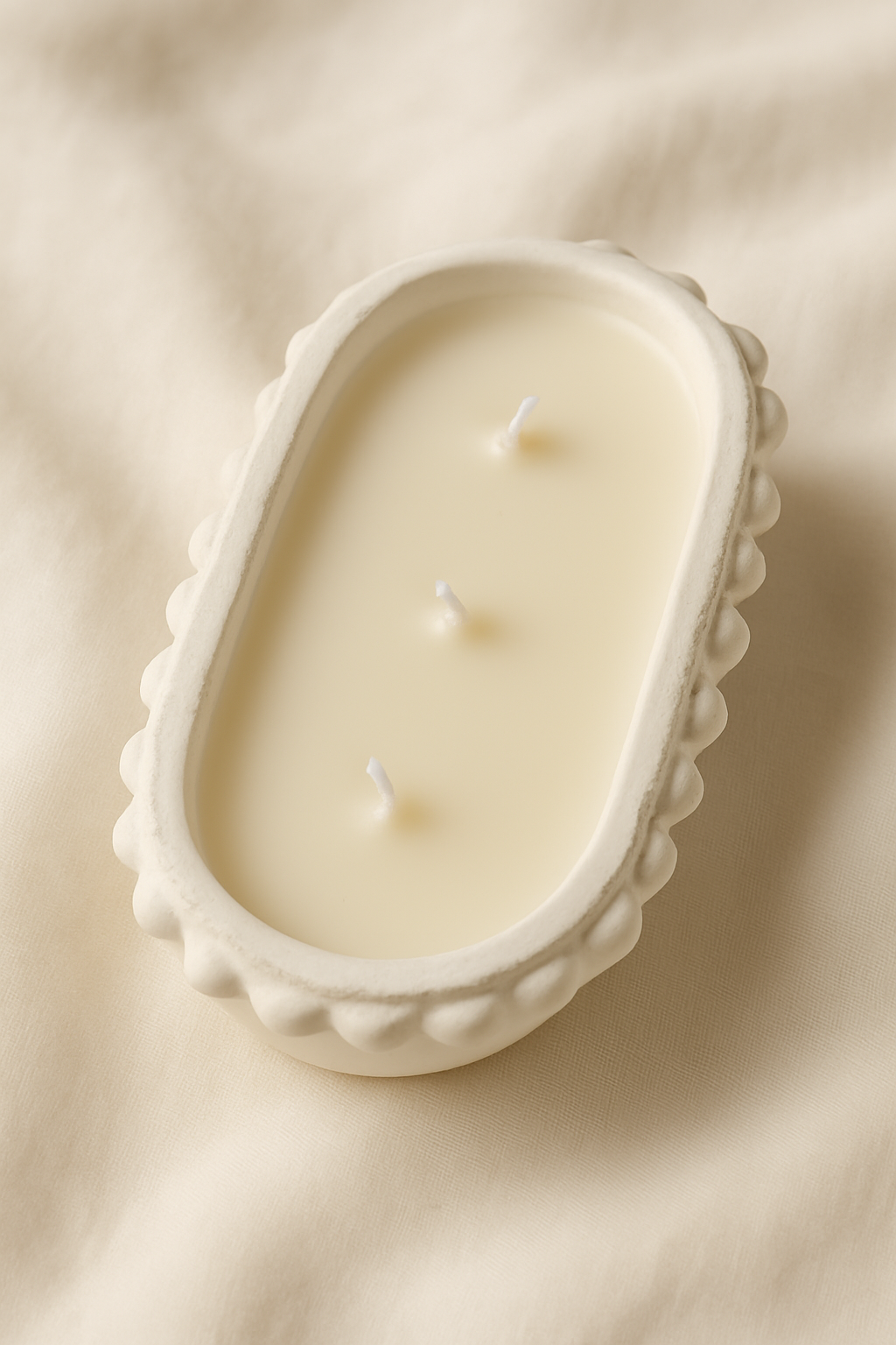 Handmade Cement Cherry Blossom Candle-Soy