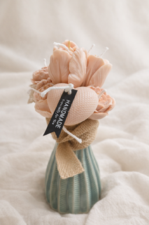 Soy Candle Bouquet with Tea Lights in Mug
